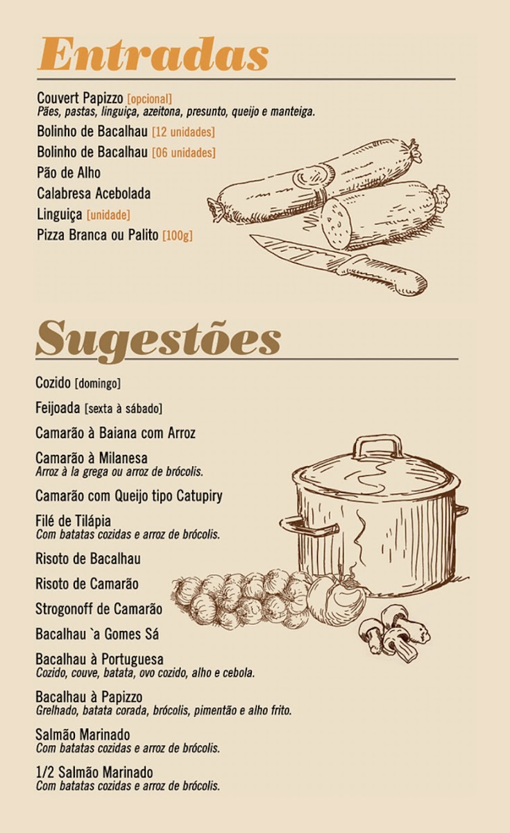 Papizzo Pizzaria & Restaurante Menu - Image 2